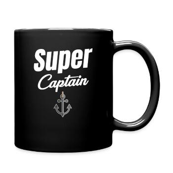 Super Captain Funny Ship Captain Cruise - Mug uni - noir - Droite