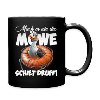 Mouette coquine #lovely toons - Mug uni - noir - Droite