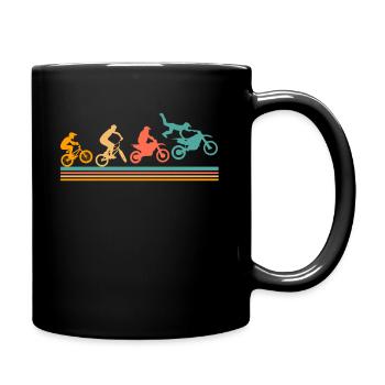 Pit-bike supermotard Dirtbike Evolution Pitbike - Mug uni - noir - Droite