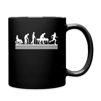 Physiotherapy Chiropractor Physio-masseur - Full Colour Mug - black - Right
