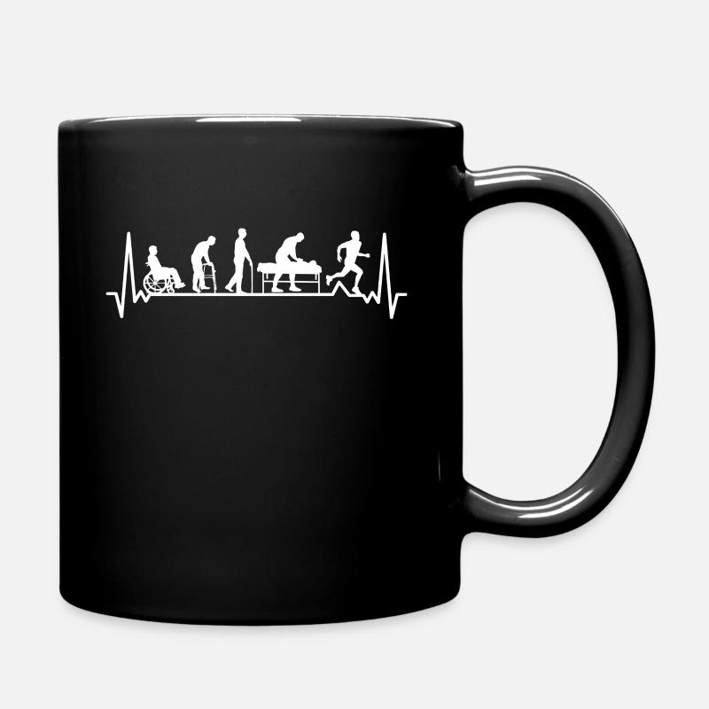 Physiotherapie Chiropraktiker Physio-Masseur - Tasse einfarbig - Schwarz
