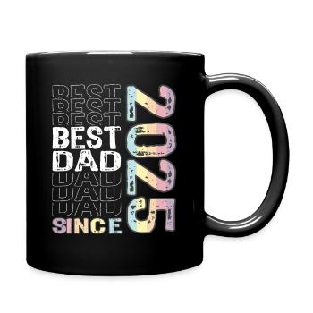 Meilleur papa du monde depuis la fête des pères 2025 - Mug uni - noir - Droite