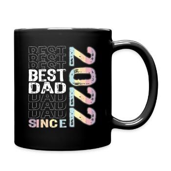Best dad in the world since 2022 Father's Day - Full Colour Mug - black - Right