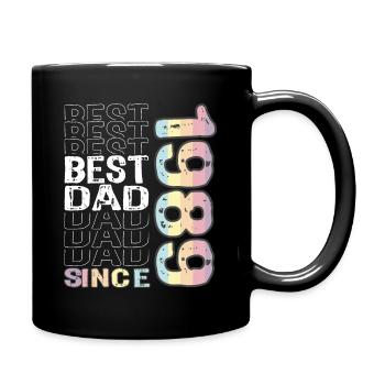 Bester Papa der Welt seit 1989 Vatertag - Tasse einfarbig - Schwarz - Rechts