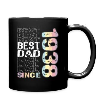 Best dad in the world since 1938 Father's Day - Full Colour Mug - black - Right