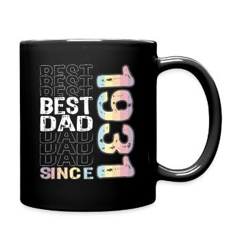 Best dad in the world since 1931 Father's Day - Full Colour Mug - black - Right