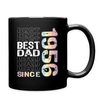 Best dad in the world since 1956 Father's Day - Full Colour Mug - black - Right