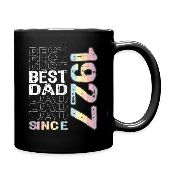 Best dad in the world since 1927 Father's Day - Full Colour Mug - black - Right