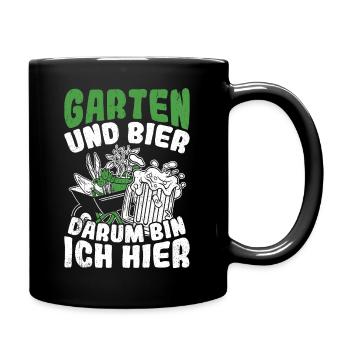 Gardener Beer Drinking Beer Fun Drinking Tour Beer Drinker - Full Colour Mug - black - Right