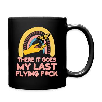 There It Goes My Last Flying F - Full Colour Mug - black - Right