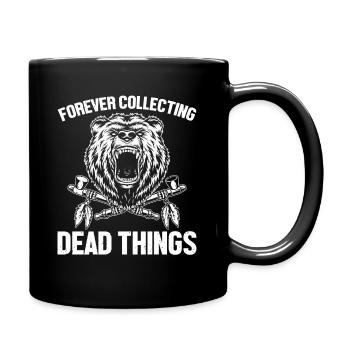 Taxidermy Hunting Trophy - Collect Dead Animals - Full Colour Mug - black - Right