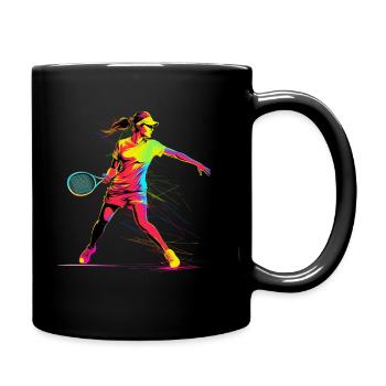 Tennis Filles Retrowave - Mug uni - noir - Droite