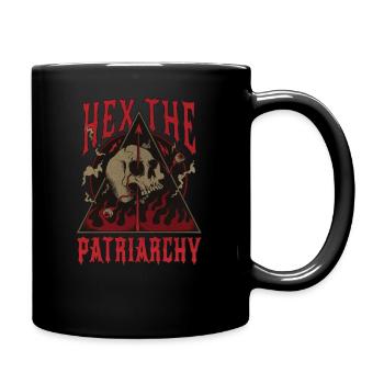 « Hex Le Patriarcat » Sorcière Occulte Gothique - Mug uni - noir - Droite