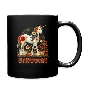 Unicorn - Full Colour Mug - black - Right