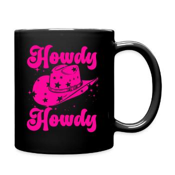 Western Country Texas Cowboyhut - Tasse einfarbig - Schwarz - Rechts