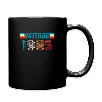 Millésime anniversaire 1985 - Mug uni - noir - Droite