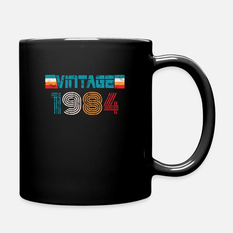 Millésime anniversaire 1984 - Mug uni - noir