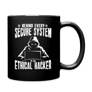 Ethische Hacker-Cybersicherheitsexpertise - Tasse einfarbig - Schwarz - Rechts