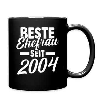 Valentine's Day Best Wife Since 2004 - Full Colour Mug - black - Right