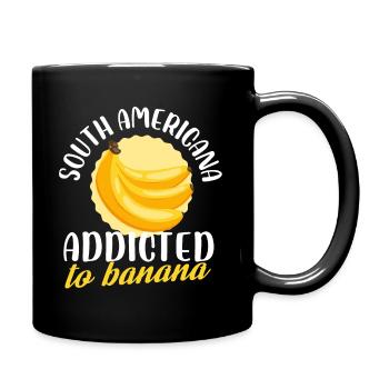 South Americana Addicted To Banana Confectioner - Full Colour Mug - black - Right