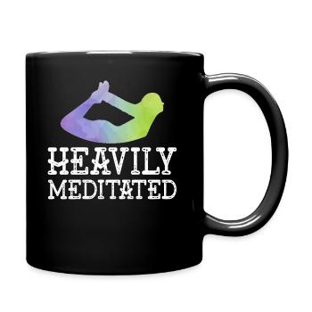 Fortement médité - Mug uni - noir - Droite