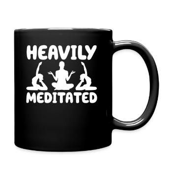 Fortement médité - Mug uni - noir - Droite