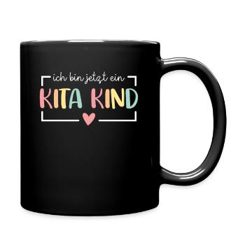I am now a daycare child 2024 Kita Start - Full Colour Mug - black - Right