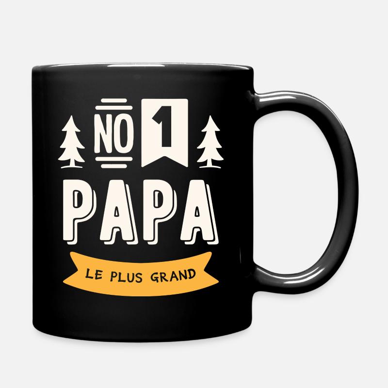 papa numero 1 - Mug uni - noir