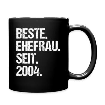 Valentine's Day Best Wife Since 2004 - Full Colour Mug - black - Right