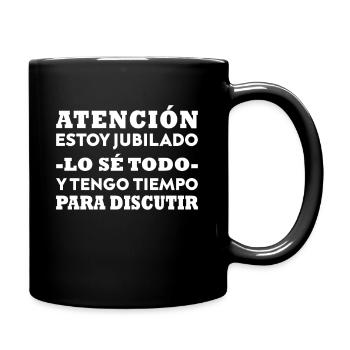 Retirement Fun I'm a Professional Grandparent - Full Colour Mug - black - Right