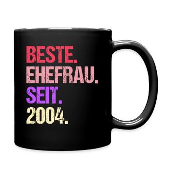 Valentine's Day Best Wife Since 2004 - Full Colour Mug - black - Right