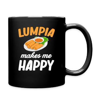 Lumpia me rend heureux Pinoy Shanghai Adobo - Mug uni - noir - Droite