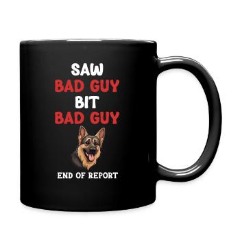 Saw how villain bit villain – end - Full Colour Mug - black - Right