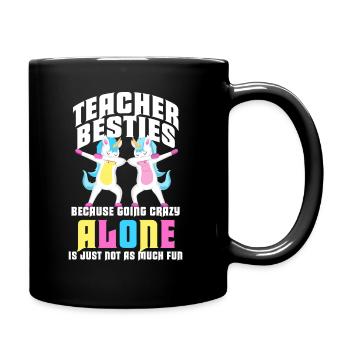 Les meilleurs amis des enseignants parce qu’ils deviennent fous - Mug uni - noir - Droite