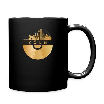 Vinyl Record - Skyline-Cologne - Full Colour Mug - black - Right