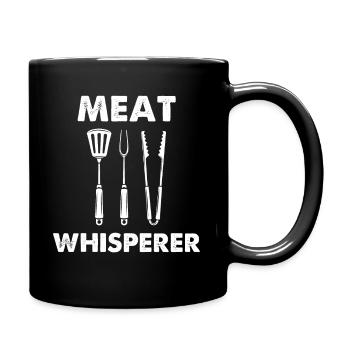 Meat Whisperer - Tasse einfarbig - Schwarz - Rechts