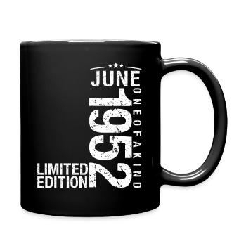June 1952 June Anniversary June 1952 - Full Colour Mug - black - Right
