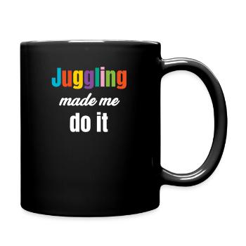 Le jonglage est mon jongleur cardio, barman, - Mug uni - noir - Droite