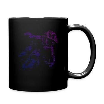 VTT Cycliste VTT Cyclisme - Mug uni - noir - Droite