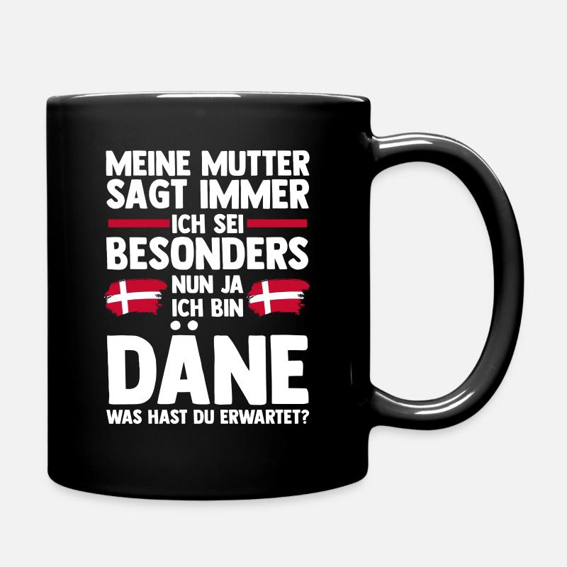 Dänen Dänisch Dänemark - Tasse einfarbig - Schwarz