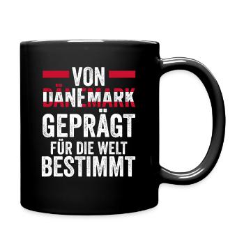 Danes Danish Denmark - Full Colour Mug - black - Right