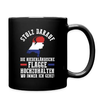 Pays-Bas Pays-Bas Pays-Bas - Mug uni - noir - Droite
