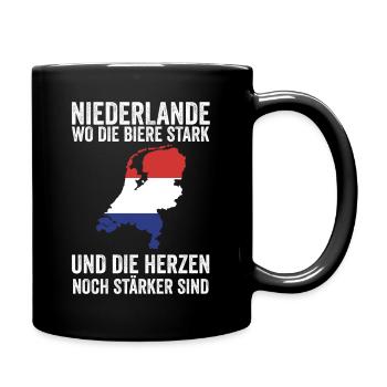 Pays-Bas Pays-Bas Pays-Bas - Mug uni - noir - Droite