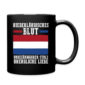 Pays-Bas Pays-Bas Pays-Bas - Mug uni - noir - Droite