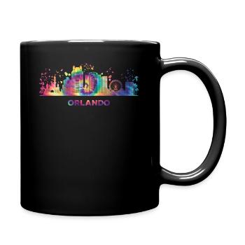 Orlandoan Skyline Orlando - Full Colour Mug - black - Right