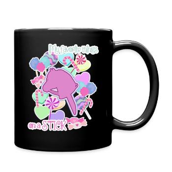 Cheval de loisir - cheval de loisir - cheval de loisir - Mug uni - noir - Droite