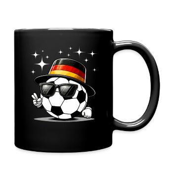 Soccer Germany Soccer Fan Soccer Player Goal - Full Colour Mug - black - Right