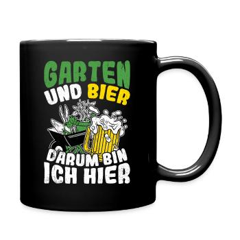 jardinier bière boire bière bière bière pong houblon alcool - Mug uni - noir - Droite