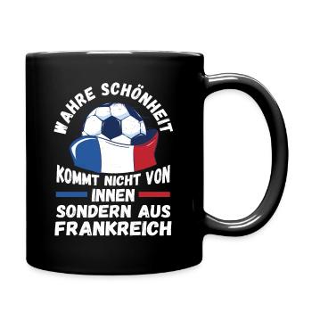 Français Français France - Mug uni - noir - Droite