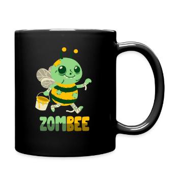 Abeille zombie : Zombee - Mug uni - noir - Droite